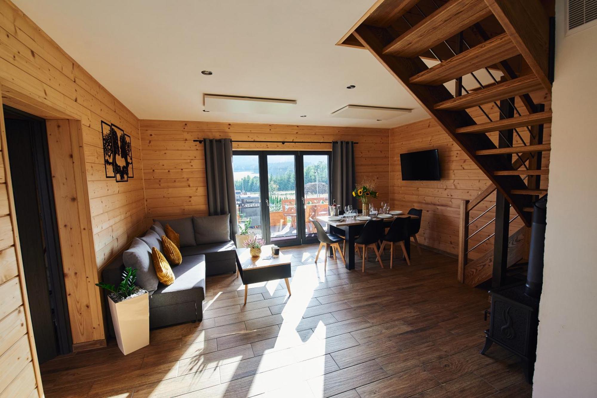 Osada Orlica Klimatyczne Domki Z Widokiem Na Gory I Termalnym Spa Sauna Jacuzzi 4 Km Od Zieleniec Ski Arena Lasowka Exterior foto
