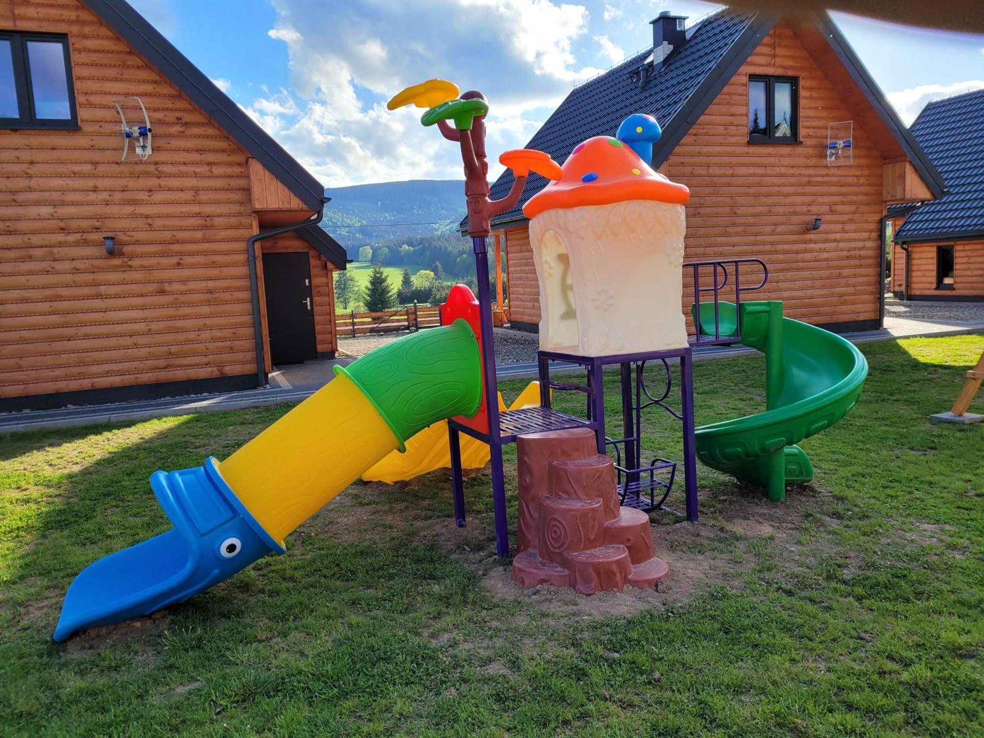 Osada Orlica Klimatyczne Domki Z Widokiem Na Gory I Termalnym Spa Sauna Jacuzzi 4 Km Od Zieleniec Ski Arena Lasowka Exterior foto