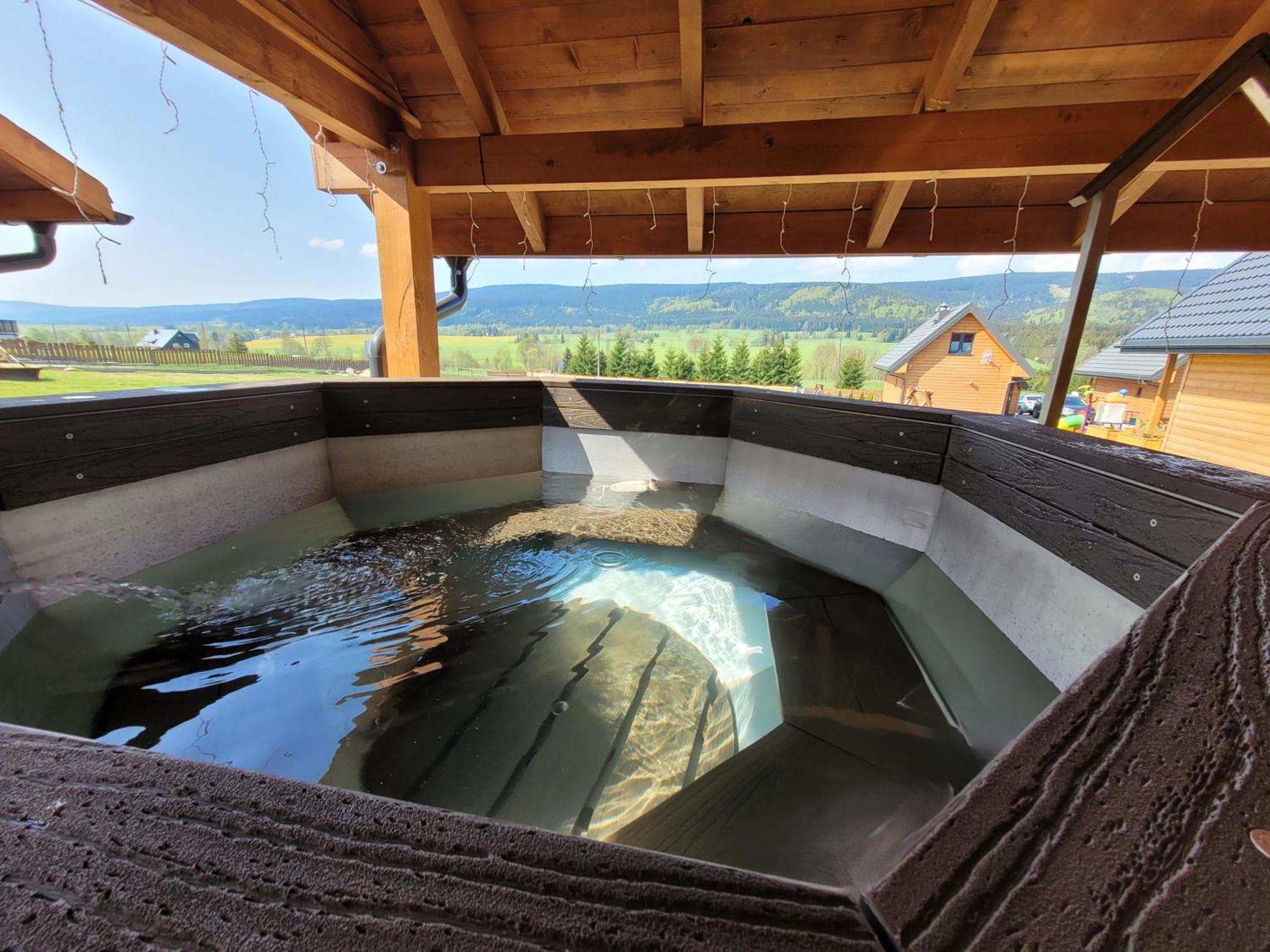 Osada Orlica Klimatyczne Domki Z Widokiem Na Gory I Termalnym Spa Sauna Jacuzzi 4 Km Od Zieleniec Ski Arena Lasowka Exterior foto