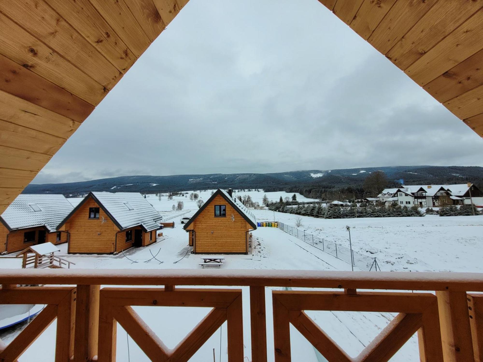 Osada Orlica Klimatyczne Domki Z Widokiem Na Gory I Termalnym Spa Sauna Jacuzzi 4 Km Od Zieleniec Ski Arena Lasowka Exterior foto